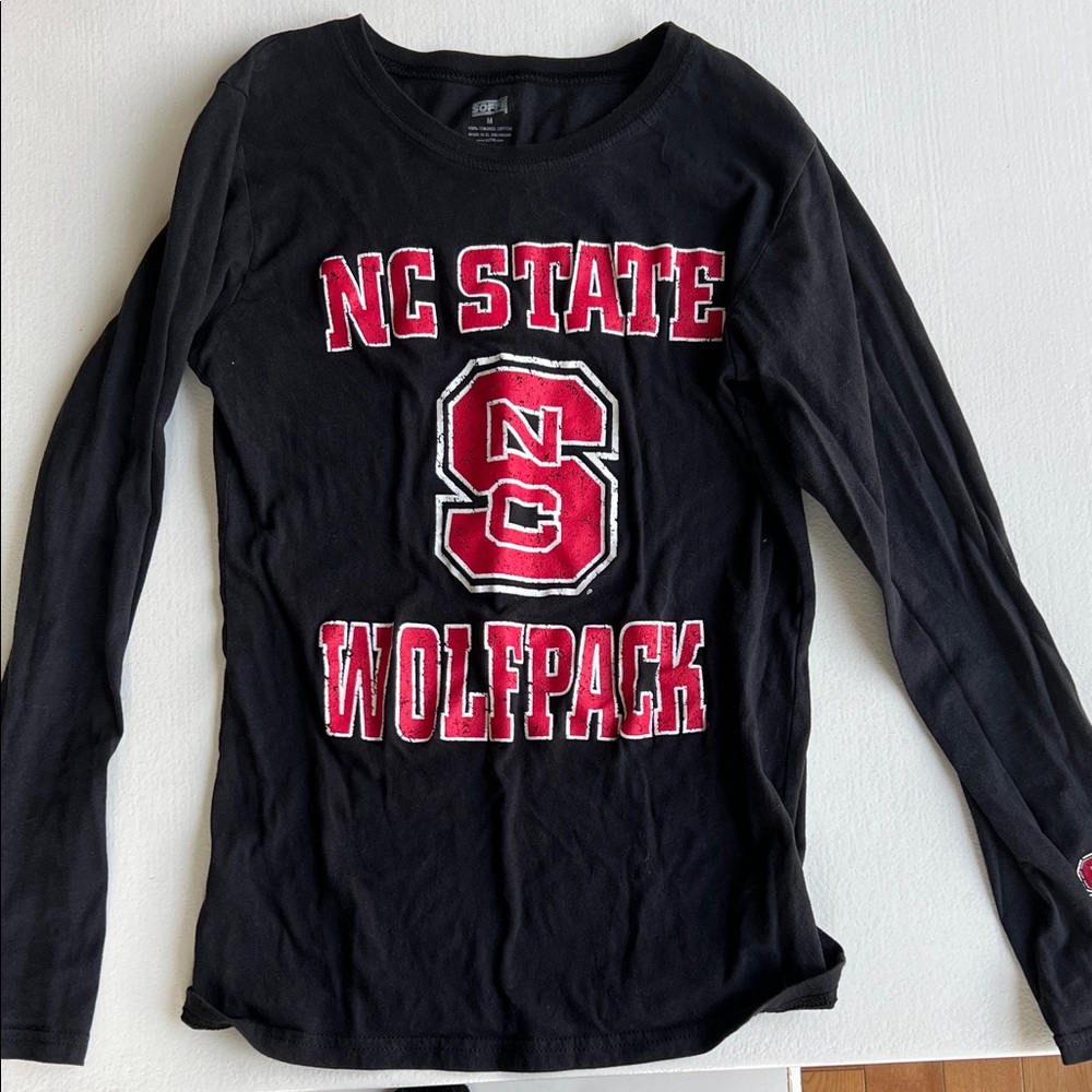 Soffe Black Combed Cotton Shirt NC State